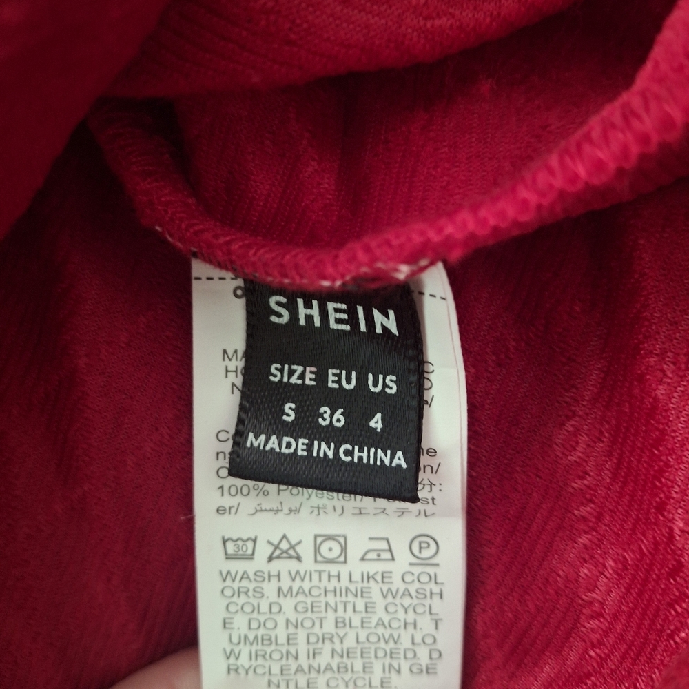 SHEIN Bold Red Apparel